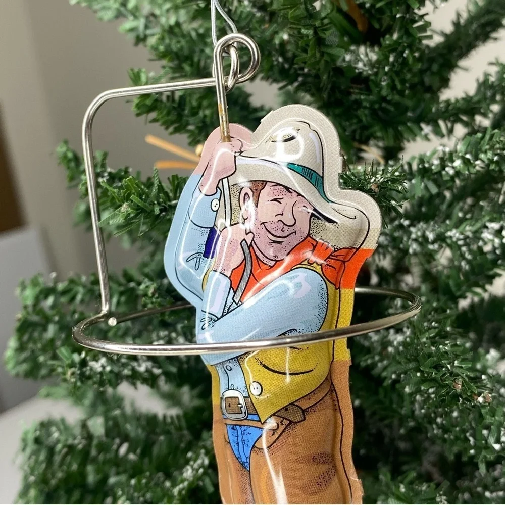 Hallmark Keepsake Rootin’ Tootin’ Cowboy Christmas Ornament 2015 #2 Tin Toys